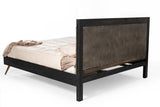 VIG Furniture Eastern King Nova Domus Tabitha Modern Dark Brown Recycled Pine Bed VGWH180430-BED-EK