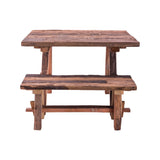 Rustic Table with Bench TABLE024 Elk Home