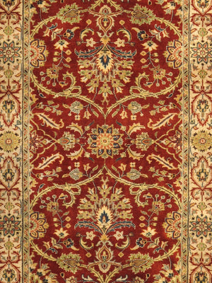 Pasargad Home Baku Collection Hand-knotted Lamb's Wool Area Rug For Timeless Elegance & Style   P-701 2.07x10