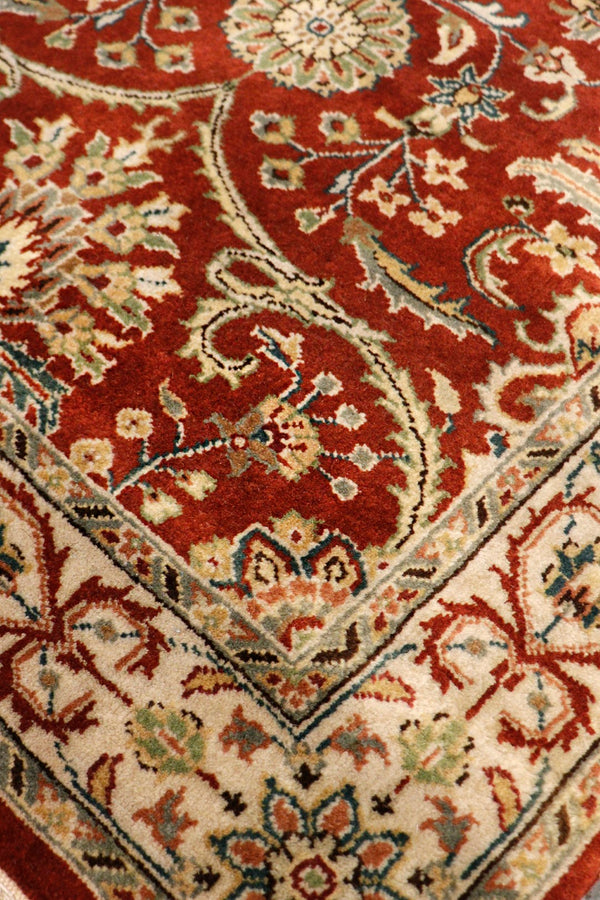 Pasargad Home Baku Collection Hand-knotted Lamb's Wool Area Rug For Timeless Elegance & Style   P-701 2.07x10