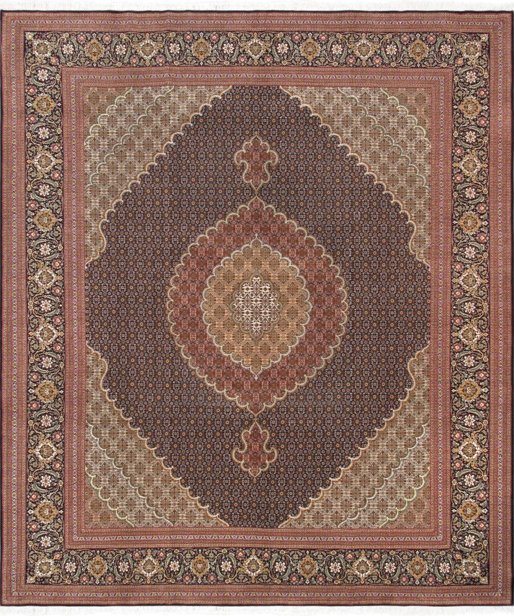 Pasargad Baku Collection Hand-knotted Silk & Wool Area Rug - Timeless Elegance For Your Home   Mahi 8x10