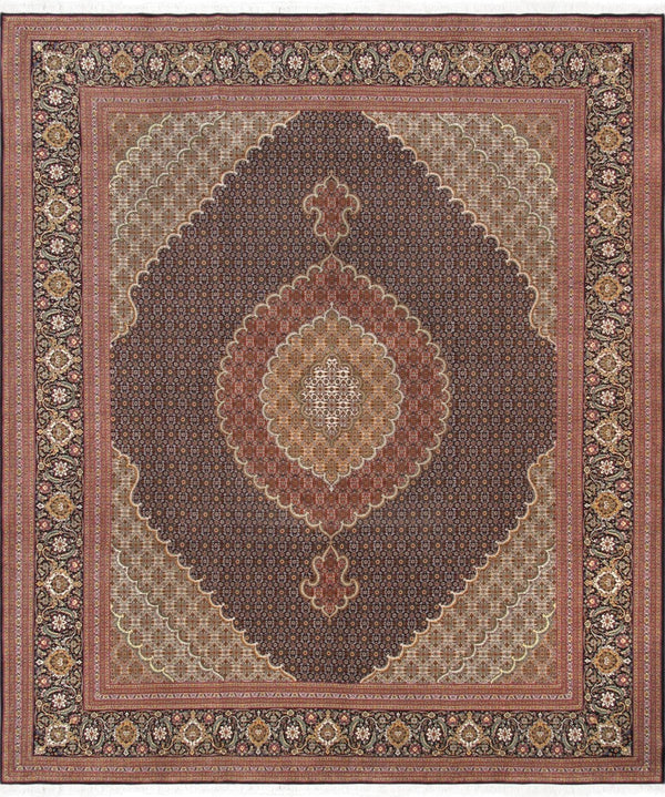 Pasargad Baku Collection Hand-knotted Silk & Wool Area Rug - Timeless Elegance For Your Home   Mahi 8x10