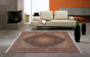 Pasargad Baku Collection Hand-knotted Silk & Wool Area Rug - Timeless Elegance For Your Home   Mahi 8x10