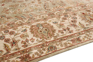 Pasargad Home Baku Collection Hand-knotted Lamb's Wool Area Rug – Timeless Elegance For Your Space   P-501 S.Green 8x10