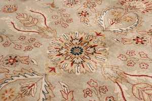 Pasargad Home Baku Collection Hand-knotted Lamb's Wool Area Rug – Timeless Elegance For Your Space   P-501 S.Green 8x10
