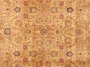 Pasargad Home Baku Collection Hand-knotted Lamb's Wool Area Rug For Timeless Elegance & Style   P-701 Camel 8x10