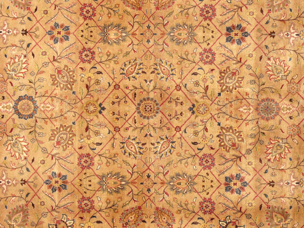 Pasargad Home Baku Collection Hand-knotted Lamb's Wool Area Rug For Timeless Elegance & Style   P-701 Camel 8x10