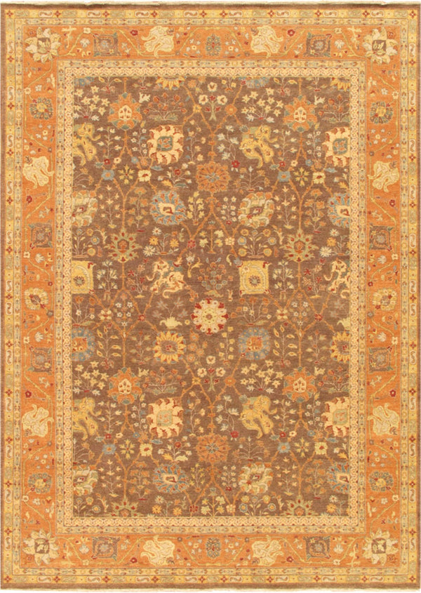 Pasargad Home Baku Collection Hand-knotted Lamb's Wool Area Rug For Timeless Elegance & Style   Pgp-1147 10x14
