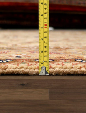 Pasargad Home Baku Hand-knotted Red Lamb's Wool Runner - Timeless Elegance For Modern Spaces   Ps-20 2.06x7