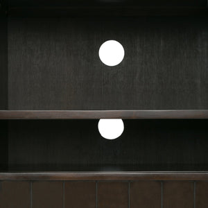 English Elm Bedford Tall TV Media Stand Dark Tobacco Brown – Handcrafted Solid Wood, 60" TV Capacity, Storage and Cord Management B136P158116