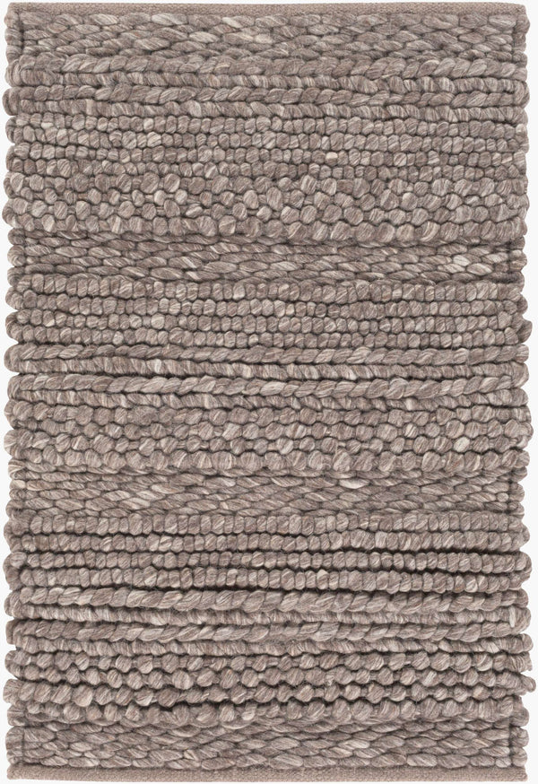 Surya Tahoe 10' X 14' Handwoven Wool Rug - Scandinavian Modern Design For Warmth And Minimalist Charm Charcoal Wool Tah3702-23