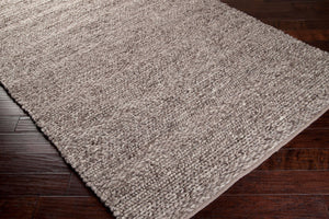 Surya Tahoe 10' X 14' Handwoven Wool Rug - Scandinavian Modern Design For Warmth And Minimalist Charm Charcoal Wool Tah3702-23