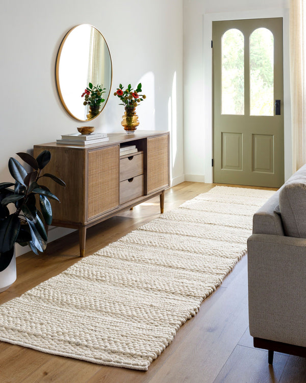 Surya Tahoe 10' X 14' Handwoven Wool Rug - Scandinavian Modern Design For Warmth And Minimalist Charm Ivory Wool Tah3703-58