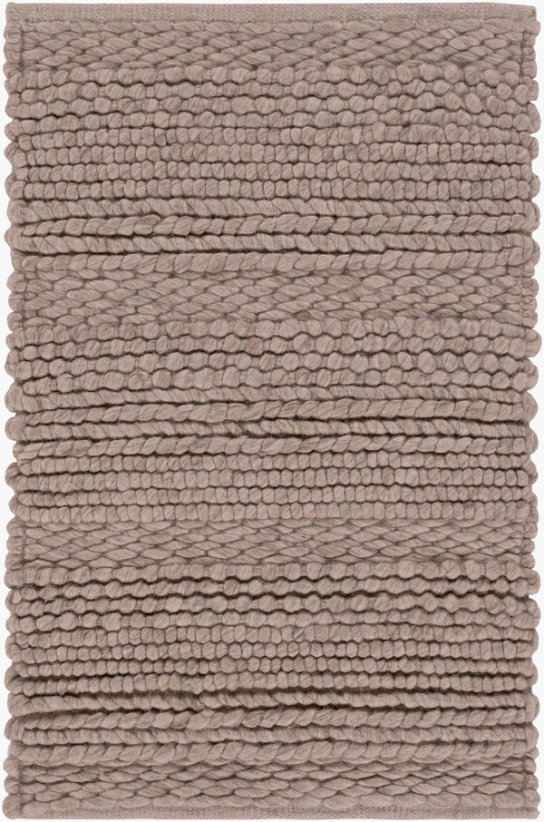 Surya Tahoe 10' X 14' Handwoven Wool Rug - Scandinavian Modern Design For Warmth And Minimalist Charm Brown Wool Tah3705-23