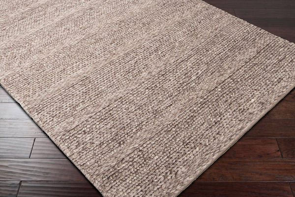 Surya Tahoe 10' X 14' Handwoven Wool Rug - Scandinavian Modern Design For Warmth And Minimalist Charm Brown Wool Tah3705-23