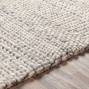 Surya Tahoe 10' X 14' Handwoven Wool Rug - Scandinavian Modern Design For Warmth And Minimalist Charm Cream Wool Tah3709-810