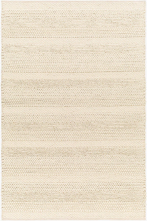Surya Tahoe 10' X 14' Handwoven Wool Rug - Scandinavian Modern Design For Warmth And Minimalist Charm Cream Wool,Viscose Tah3711-58