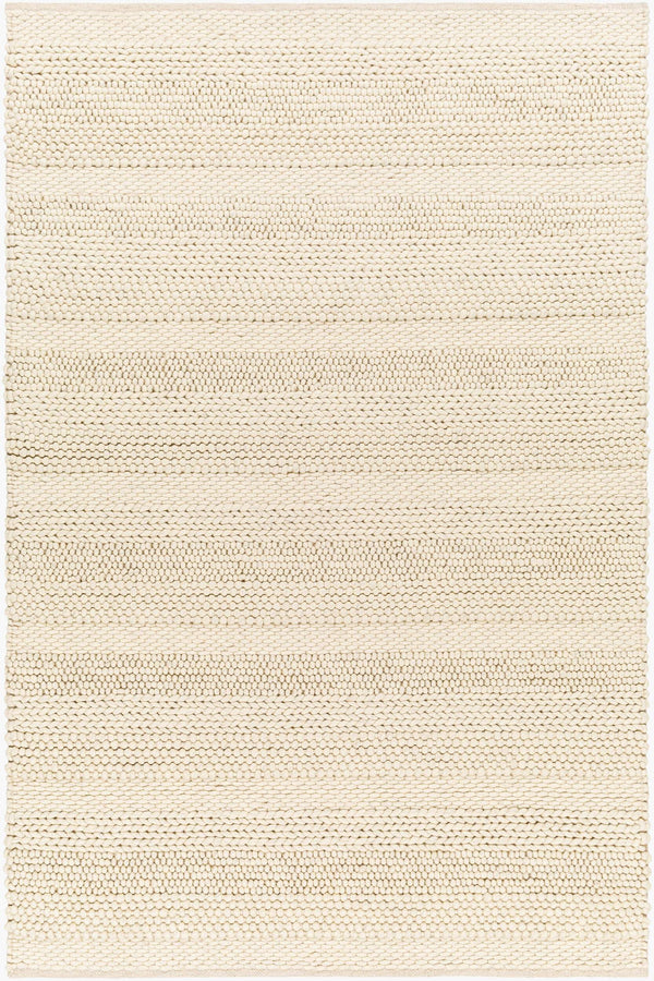 Surya Tahoe 10' X 14' Handwoven Wool Rug - Scandinavian Modern Design For Warmth And Minimalist Charm Cream Wool,Viscose Tah3711-58