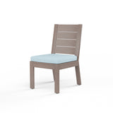 Laguna Armless Dining Chair in Cast Mist, No Welt SW3501-1A-40429 Sunset West