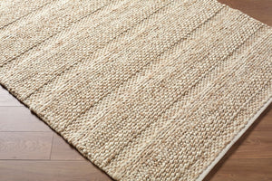Livabliss Tahoe Handwoven Wool Flatweave Area Rug Bohemian Global Style for Large Living Spaces Light Beige, Br 10' x 14' TAHII3700-1014