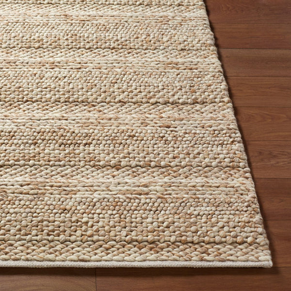 Livabliss Tahoe Handwoven Wool Flatweave Area Rug Bohemian Global Style for Large Living Spaces Light Beige, Br 10' x 14' TAHII3700-1014