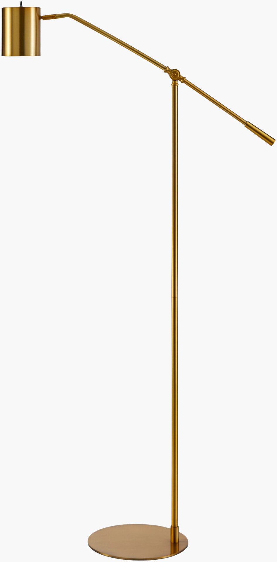 Livabliss Talena Iron Arc Floor Lamp with Metal Shade for Living Room or Home Office TAL-004