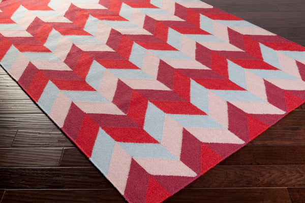 Surya Talitha 2'6" X 8' Handmade Wool Rug - Durable, Modern Decor For A Charming Touch In Your Home Burgandy Wool Tal1005-811