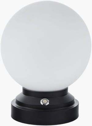 Livabliss Tamsin Iron and Glass Accent Lamp Warm Ambient Glow for Desk or Nightstand TAM-003