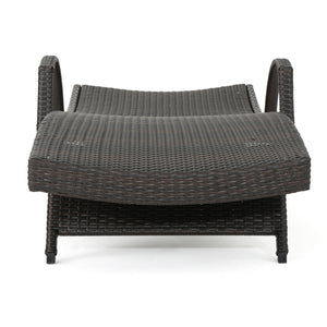 English Elm Salem Outdoor Pe Wicker Chaise Lounge Low Profile Poolside Sun Lounger 52005.00ARMMP2