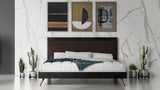 VIG Furniture Eastern King Nova Domus Tabitha Modern Dark Brown Recycled Pine Bed VGWH180430-BED-EK