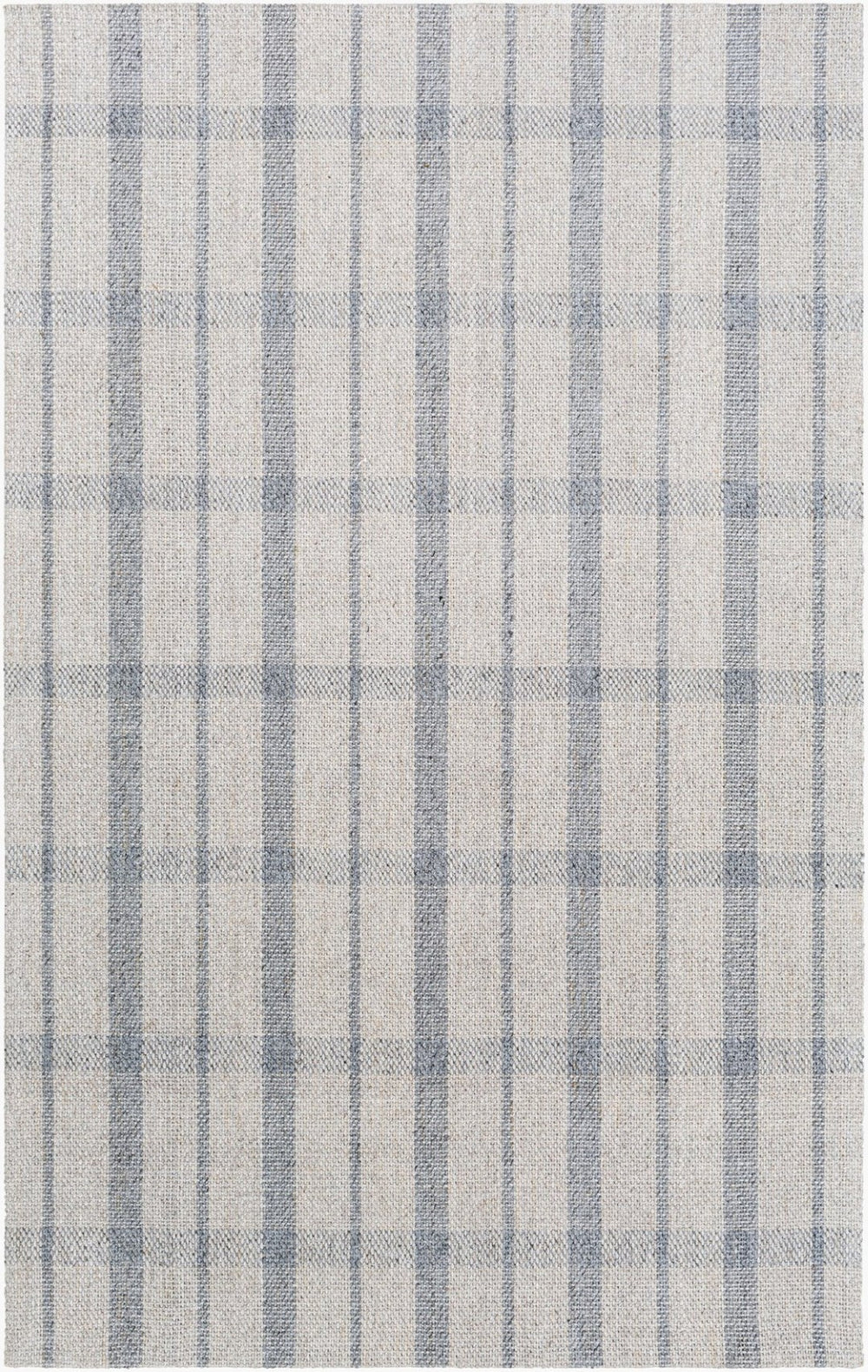 Livabliss Tartan Handwoven Viscose Wool Flatweave Accent Rug for Entryway Cottage Decor Oatmeal, Light 8'10" x 12' TAR2302-81012