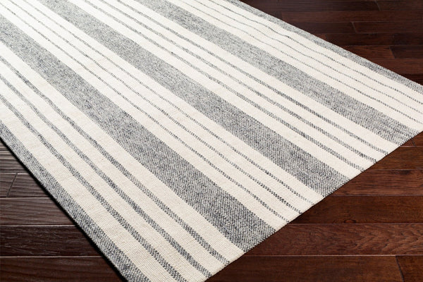 Livabliss Tartan Handwoven Flatweave Wool Viscose Rug Artisan Crafted for Entryways and Hearths Light Gray, Gra 2' x 3' TAR2303-23