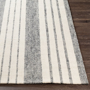 Livabliss Tartan Handwoven Flatweave Wool Viscose Rug Artisan Crafted for Entryways and Hearths Light Gray, Gra 2' x 3' TAR2303-23