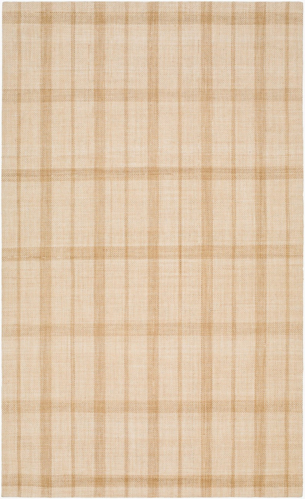 Livabliss Tartan Handwoven Viscose Wool Flatweave Accent Rug for Cottage Farmhouse Entryways Beige, Sand 8'10" x 12' TAR2306-81012