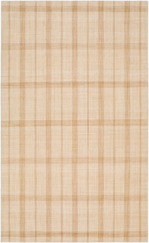 Livabliss Tartan Handwoven Viscose Wool Flatweave Accent Rug for Cottage Farmhouse Entryways Beige, Sand 8'10" x 12' TAR2306-81012