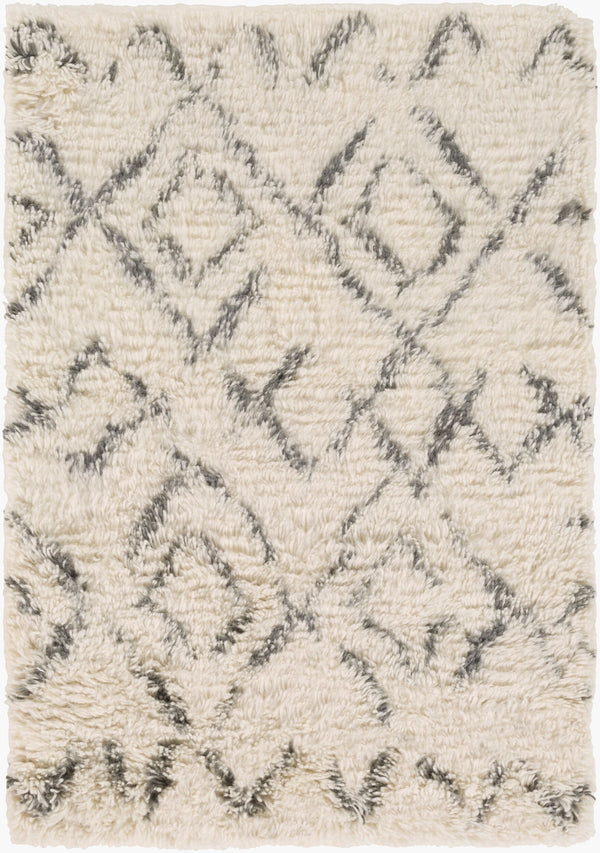 Surya Tasman 2' X 3' Handmade Nz Wool Rug - Elegant Global Design & Plush Pile For Timeless Home Charm Beige Nz Wool Tas4500-23