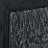 VIG Furniture Modrest Tasha - Modern Black Ash + Brushed Gold Buffet VGVCG2308-BUF