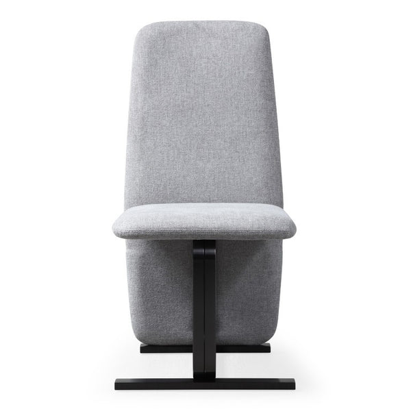 VIG Furniture Tasha Modern Linen Upholstered Side Chair Set Of 2 With Brushed Antique Brass Base & Plush Foam Seats Light Grey Dining Chair VGVC-B2133-GRYLN