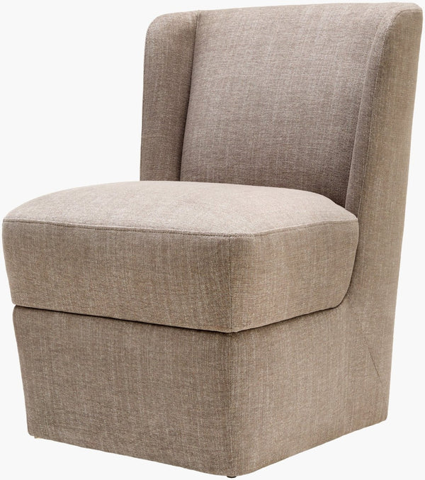 Surya Tasmin Upholstered Dining Chair Tall Back Foam Cushioned Seat for Modern Rooms TASM001-332426