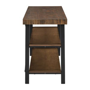 Homelegance By Top-Line Alastor Rustic X-Base 60-inch TV Stand Brown MDF