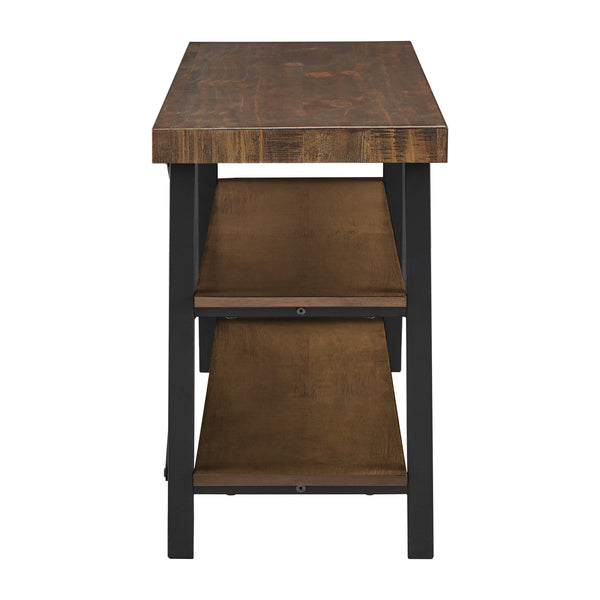 Homelegance By Top-Line Alastor Rustic X-Base 60-inch TV Stand Brown MDF