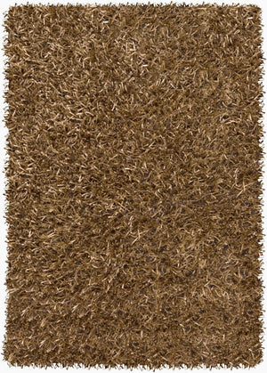 Surya Taz 5' X 8' Handmade High Pile Rug - Durable Polyester Decor For Modern Spaces, Spot Clean Only Olive Polyester Taz1022-23