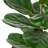 Christopher Knight Home® - Noble House - Socorro 5' X 2.5' Artificial Fiddle-Leaf Fig Tree, Green