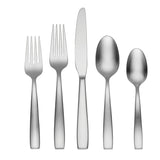 H157020A Oneida Everdine 20-Piece Stainless Steel Flatware Set, Satin Finish, Service for 4