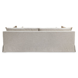 Bernhardt Bernhardt Sutton Three Seat Fabric Sofa Low Profile Tailored Skirt Living Room P5757A