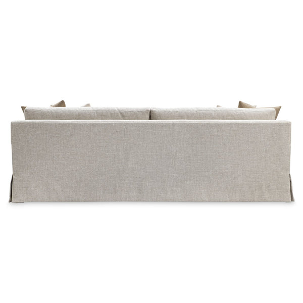 Bernhardt Bernhardt Sutton Three Seat Fabric Sofa Low Profile Tailored Skirt Living Room P5757A
