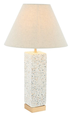 Safavieh Jannise Table Lamp XII23 Natural/Gold Concrete /Iron TBL3002A