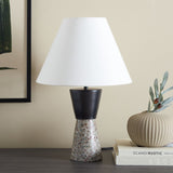 Safavieh Nicolai, 18 Inch, Grey Terrazzo/Black, Terrazo/Iron Table Lamp​ TBL3009B