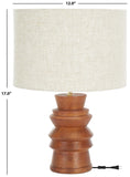 Safavieh Rodi, 17 Inch, Natural, Mango Wood/Iron Table Lamp  TBL3016A