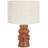 Safavieh Rodi, 17 Inch, Natural, Mango Wood/Iron Table Lamp  TBL3016A